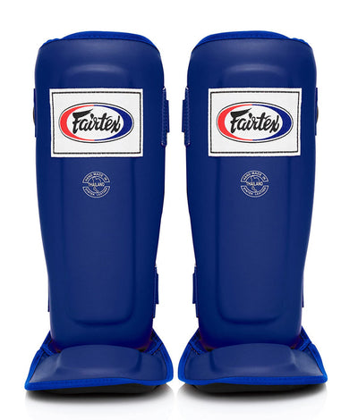 Fairtex SPK9 Youth Muay Thai Kickboxing Shin Guards for Kids - Black, Blue,Red