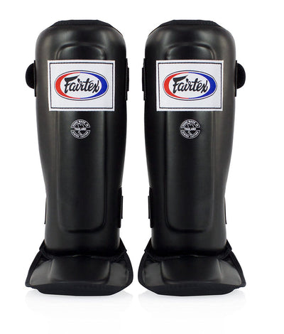 Fairtex SPK9 Youth Muay Thai Kickboxing Shin Guards for Kids - Black, Blue,Red