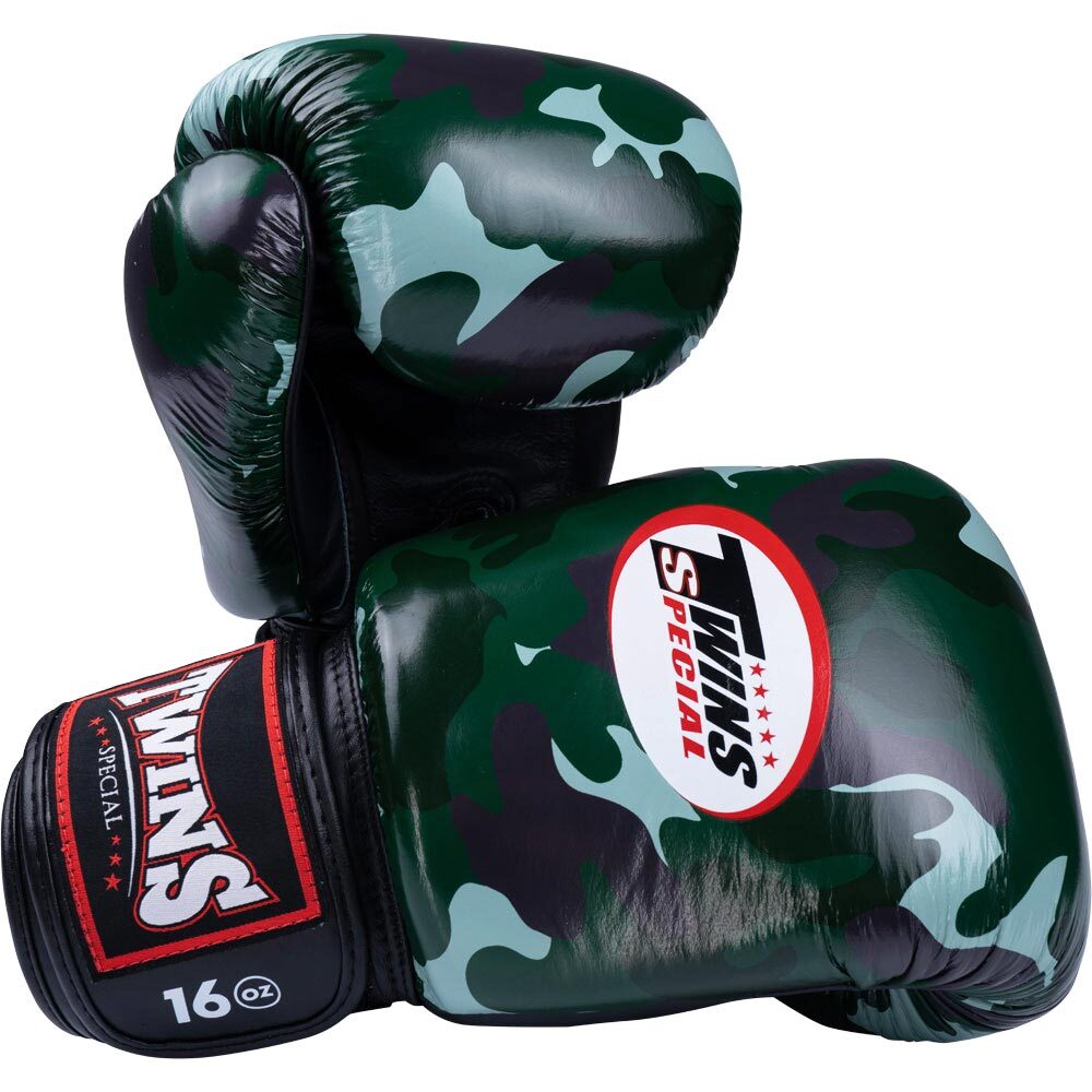 Twins Fancy Green Boxing Gloves