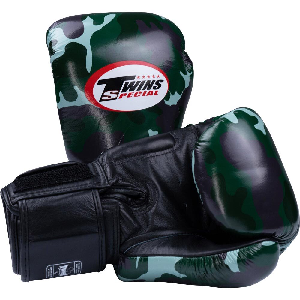 Twins Fancy Green Boxing Gloves