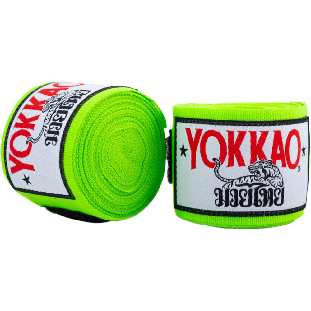 Yokkao Premium Neon Green Hand Wraps