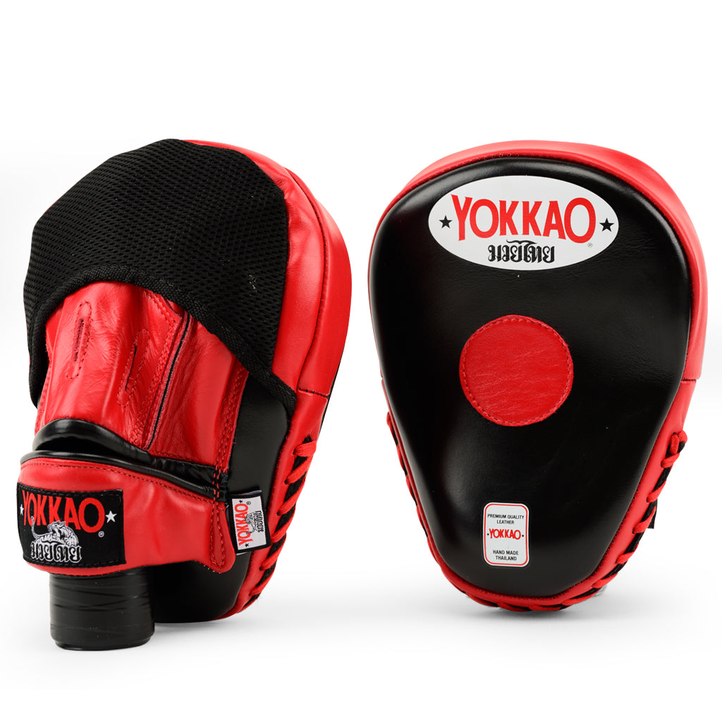 Yokkao- Focus Mitts Open-Finger Black/Red