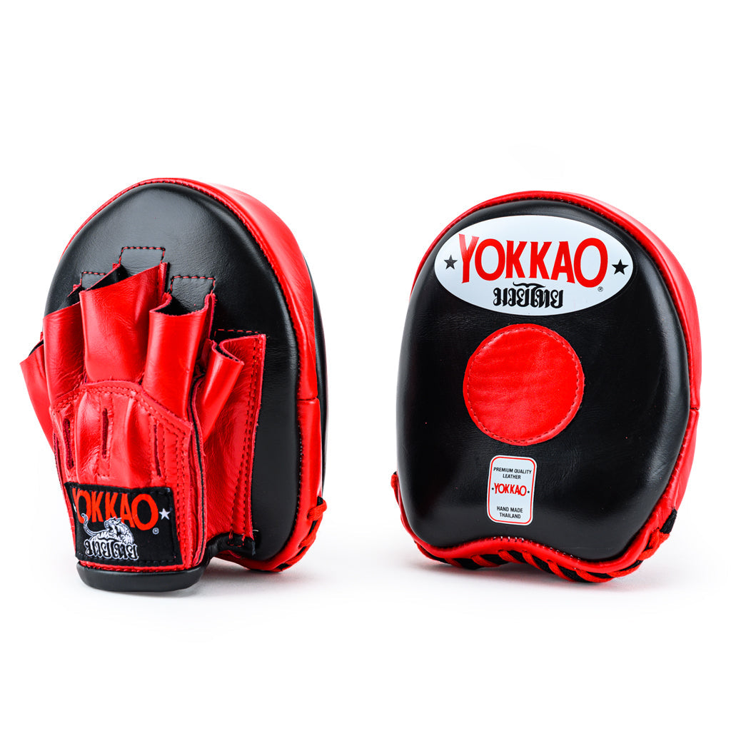 Yokkao- Focus Mitts Open-Finger Black/Red